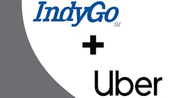 IndyGo partners with Uber to provide trips for essential workers. IndyGo partners with Uber to provide trips for essential workers.