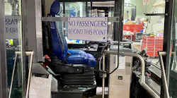 The agency has installed plexiglass barriers on all its buses.