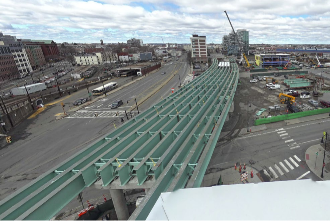 The closure of a segment of the Green Line north of North Station will allow for the rehabilitation of the Lechmere Viaduct and the demolition, relocation and reconstruction of Lechmere Station and the East Cambridge Viaduct along a new alignment.