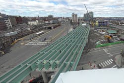 The closure of a segment of the Green Line north of North Station will allow for the rehabilitation of the Lechmere Viaduct and the demolition, relocation and reconstruction of Lechmere Station and the East Cambridge Viaduct along a new alignment. The closure of a segment of the Green Line north of North Station will allow for the rehabilitation of the Lechmere Viaduct and the demolition, relocation and reconstruction of Lechmere Station and the East Cambridge Viaduct along a new alignment.