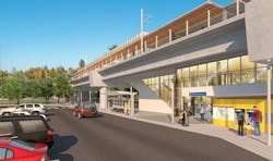 Rendering of Sound Transit's future Federal Way Transit Center. Rendering of Sound Transit's future Federal Way Transit Center.