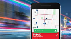 The Transit app allows riders to plan their trips in real time.