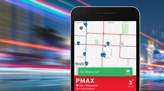 The Transit app allows riders to plan their trips in real time.