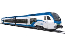 A rendering of what a future Valley Link train would look like.