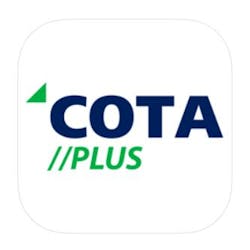 Customers use the COTA/Plus app to hail a vehicle.