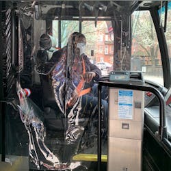 Greater Cleveland RTA is installing vinyl curtains on its entire bus fleet. Greater Cleveland RTA is installing vinyl curtains on its entire bus fleet.