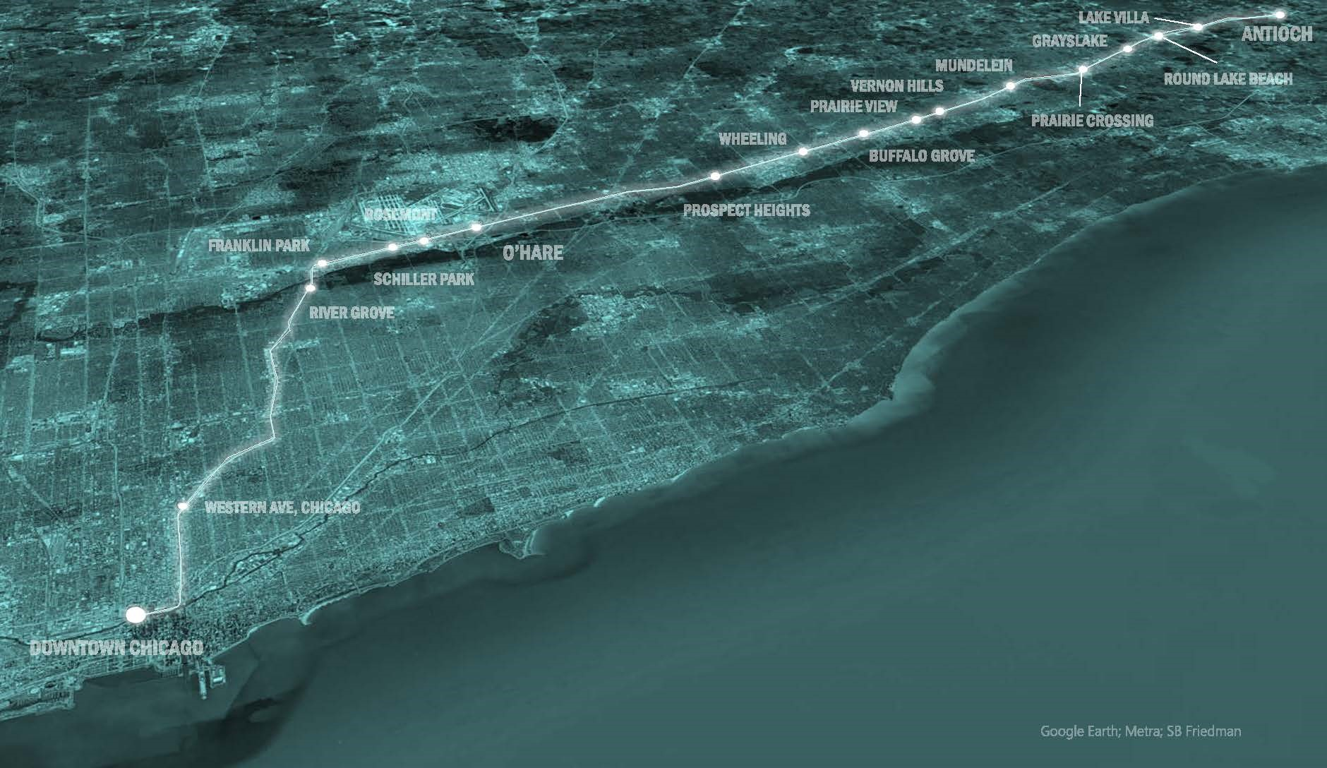 RTA's study examines potential service improvements along Metra's NCS Line.
