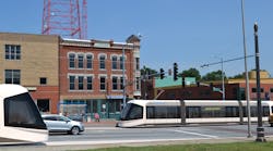 A rendering of the KC Streetcar.