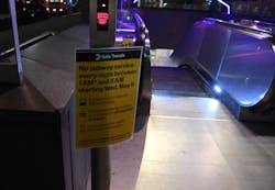 New York City's subway system sees overnight closures systemwide for enhanced cleaning. New York City's subway system sees overnight closures systemwide for enhanced cleaning.