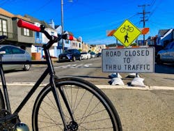 SFMTA is using public feedback and pre-existing data to implement Slow Streets traffic calming program that support walking and biking opportunities.