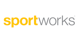 Sportworks Logo Yellow Gray