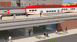 Rendering of Hillsdale Station.