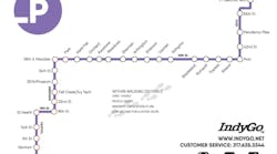 Rendering of the proposed Purple Line route.
