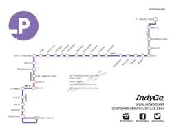 Rendering of the proposed Purple Line route. Rendering of the proposed Purple Line route.