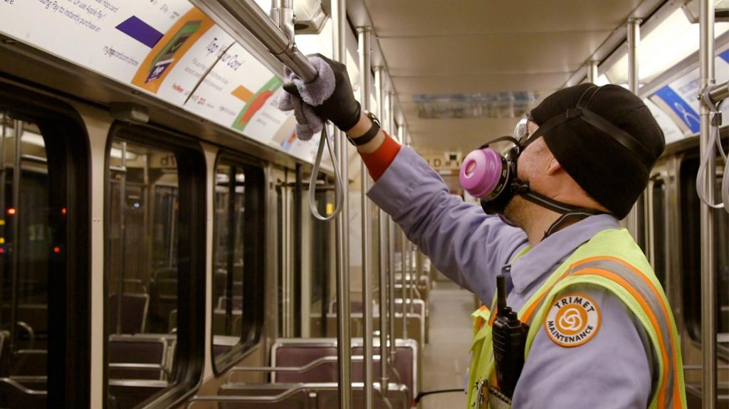 Cleaners will disinfect the common touchpoints on all trains and buses, including LIFT paratransit vehicles, during the day.