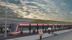 A rendering of the future Green Line LRT project.