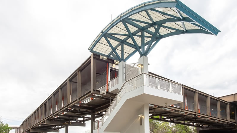 The new Iinman park bridge.