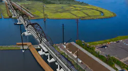 A rendering of what the new double track Portal Bridge will look like.