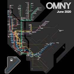 Map of stations equipped with OMNY readers in June 2020. Map of stations equipped with OMNY readers in June 2020.