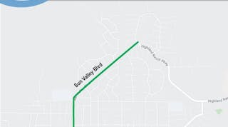 Phase one of the project includes improvements on Sun Valley Boulevard from 7th Avenue to Highland Ranch Parkway.