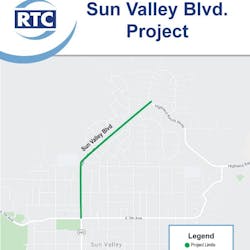Phase one of the project includes improvements on Sun Valley Boulevard from 7th Avenue to Highland Ranch Parkway. Phase one of the project includes improvements on Sun Valley Boulevard from 7th Avenue to Highland Ranch Parkway.
