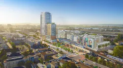 In addition to affordable housing, the Mandela Station TOD will include more than 50,000-square feet of neighborhood-serving retail and 300,000-square feet of office space.