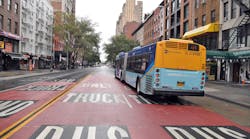 NYCT Interim President Sarah Feinberg calls for 60 additional miles of bus-only lanes.