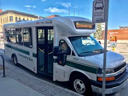 Peterborough Transit will see new buses and vans, as well as refurbished buses from the funding provided by the federal, provincial and local governments for infrastructure investments. Peterborough Transit will see new buses and vans, as well as refurbished buses from the funding provided by the federal, provincial and local governments for infrastructure investments.