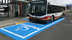 The system is installed below ground or on the pavement inside garages, depending on the use case.