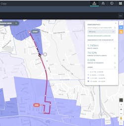The tool enables cities and agencies to visualize and understand how route changes will affect selected demographic groups living along those routes. The tool enables cities and agencies to visualize and understand how route changes will affect selected demographic groups living along those routes.