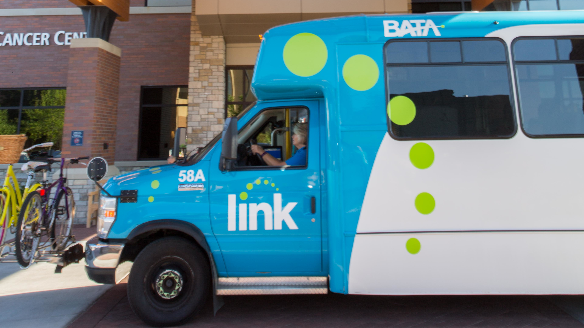 Link On-Demand uses a smartphone app for riders to request customized curb-to-curb trips