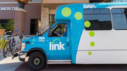 Link On-Demand uses a smartphone app for riders to request customized curb-to-curb trips Link On-Demand uses a smartphone app for riders to request customized curb-to-curb trips