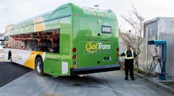 AMPLY helps SolTrans manage the charging of its electric bus fleet.