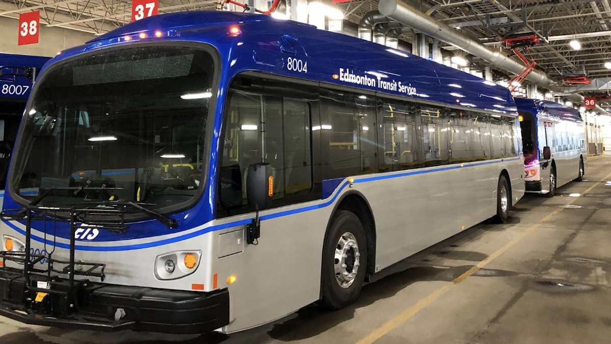 Edmonton Transit Service unveils electric buses and new garages Mass