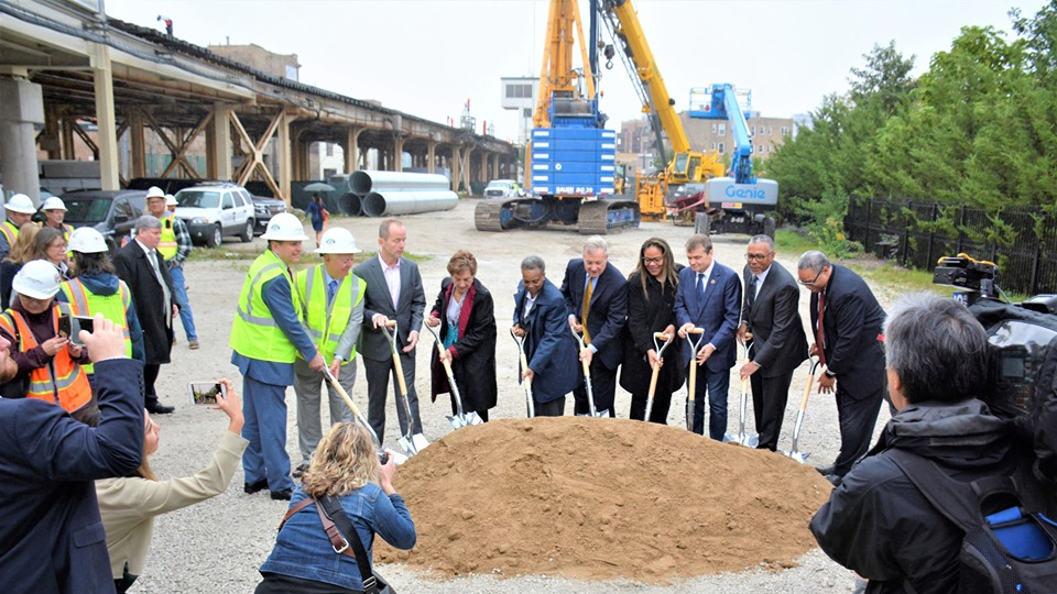 CTA held a groundbreaking ceremony for Phase One of the Red and Purple Modernization Project in October 2019. The project executed a Full Funding Grant Agreement with FTA through the CIG program in 2017.