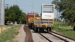 DART receives delivery of steel rails for Silver Line Project.