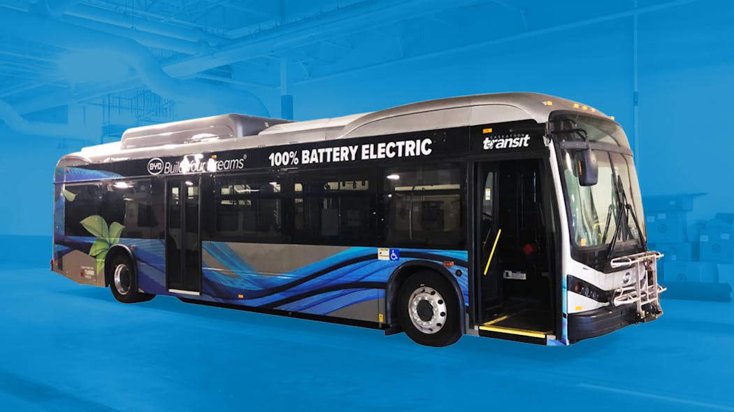 Saskatoon Transit to test first electric bus Mass Transit