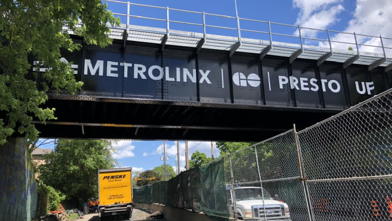 Metrolinx also upgraded the look and feel of the span to bring some visual appeal the local community.