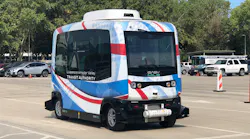 The vehicle will operate in mixed traffic and its route extends just under one mile.