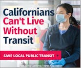 The association has launched a statewide digital advertising campaign to demonstrate public transit is essential.