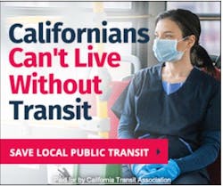 The association has launched a statewide digital advertising campaign to demonstrate public transit is essential. The association has launched a statewide digital advertising campaign to demonstrate public transit is essential.