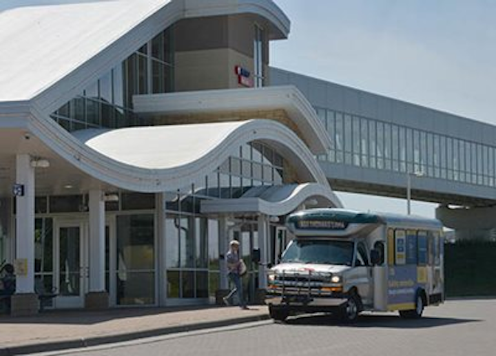 The study looks at transit service throughout the region. Pictured is a Minnesota Valley Transit Authority Route 384 bus serving Eagan and Apple Valley.