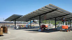 The technology includes installation of solar panels along with high-efficiency solar photovoltaic parking canopies at seven sites, including PATCO’s Ashland Avenue Station.