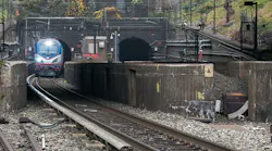 The western portal of the North River Tunnel in North Bergen, N.J.