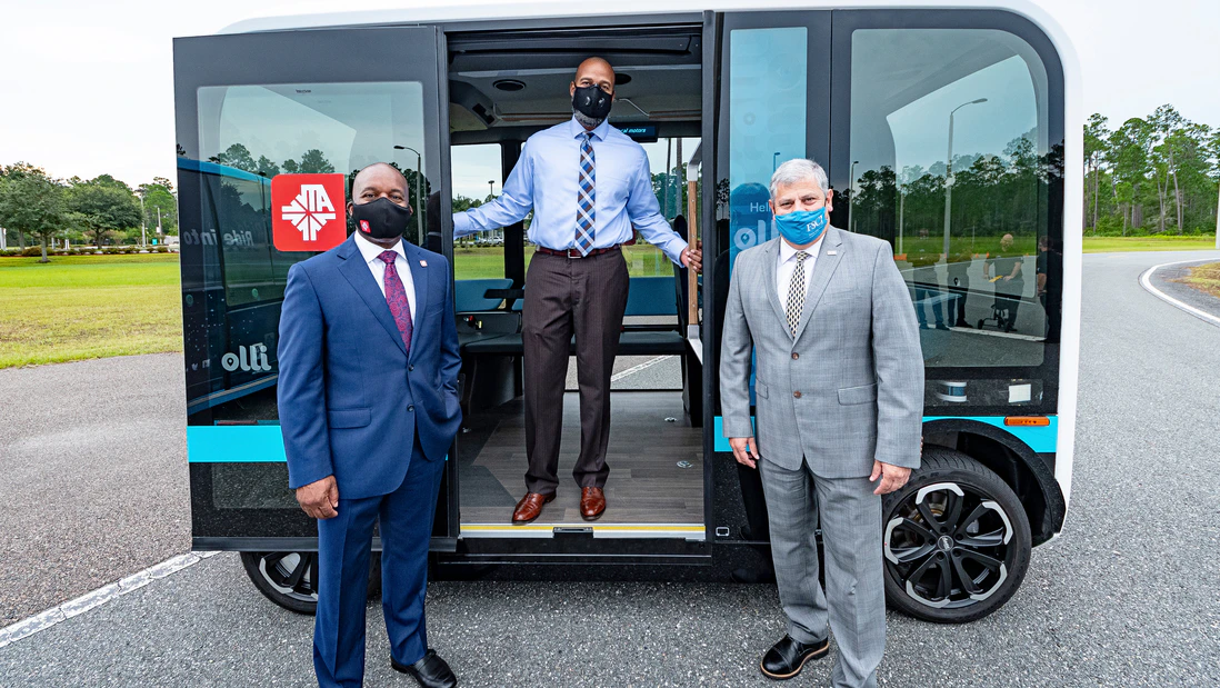 MOU to extend JTA's autonomous vehicle program on FSCJ's Cecil Center ...