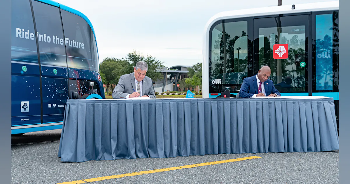 MOU to extend JTA’s autonomous vehicle program on FSCJ’s Cecil Center ...