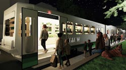 Rendering of the winning submission. Rendering of the winning submission.