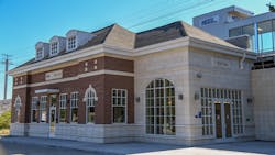 Metra's newly renovated Hazel Crest Station features a new street-level depot complete with vendor space, a waiting area and restrooms. Metra's newly renovated Hazel Crest Station features a new street-level depot complete with vendor space, a waiting area and restrooms.