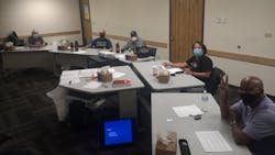 Participants in this year’s crisis prevention training. Participants in this year’s crisis prevention training.