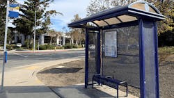 San Luis Obispo Transit Shelter from CALACT/MBTA Purchasing Cooperative. San Luis Obispo Transit Shelter from CALACT/MBTA Purchasing Cooperative.